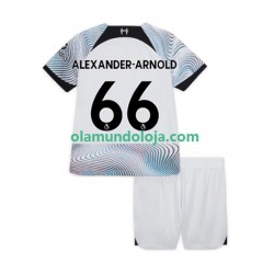 Camisola Liverpool Alexander-Arnold 66 Criança Equipamento Segundo 2022-2023 Manga Curta